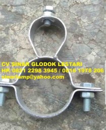 Klem Ornamen atau Klem Double Tiang PJU